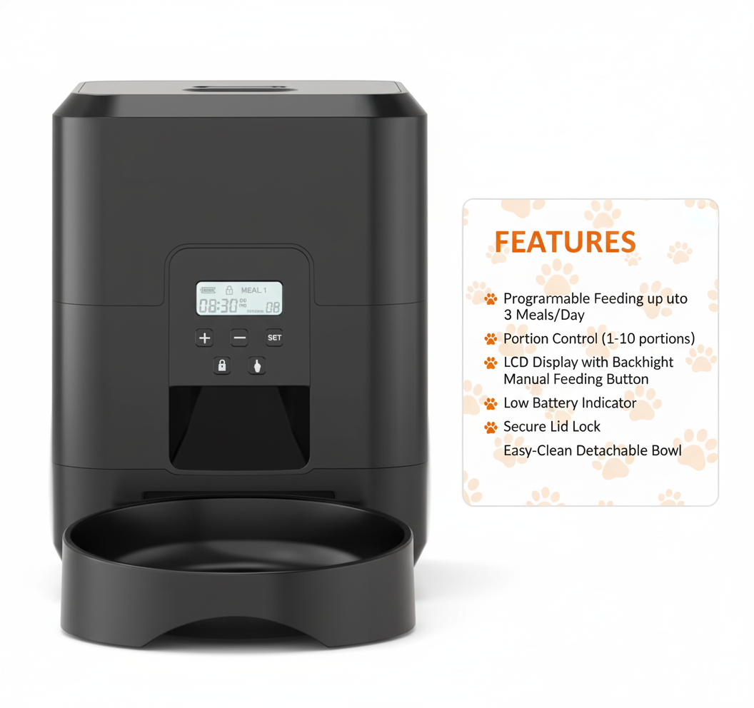 🐾 Paw Bundles – Smart Automatic Pet Feeder